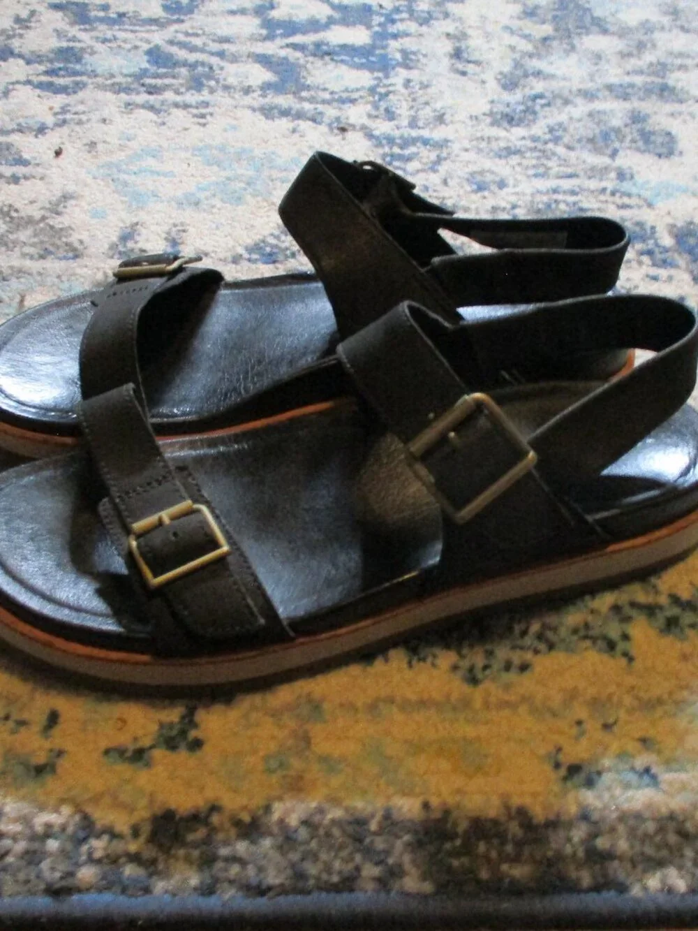 Merrell  Juno Buckle Women’s Black Ankle Strap Sandals Size 41/10US